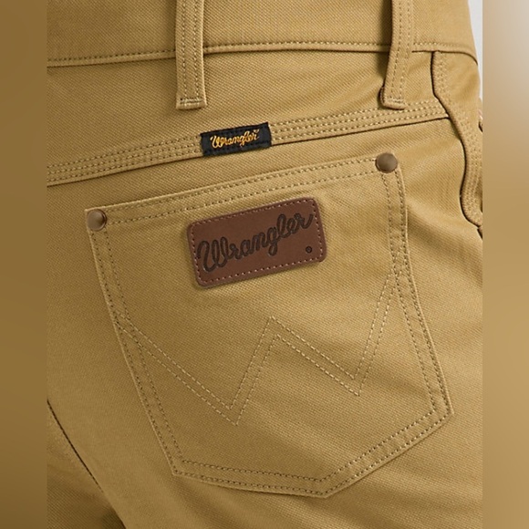 Wrangler Premium Performance Tough Comfort Cowboy Cut Slim Fit Canvas Jeans - Picture 5 of 7